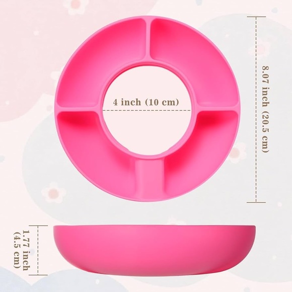 Silicon Snack Tray for Stanley 40 oz with handle PINK NWT - Picture 3 of 8